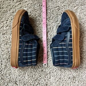 Vans Sk8-Mid Reissue V Plaid Blue Sneakers